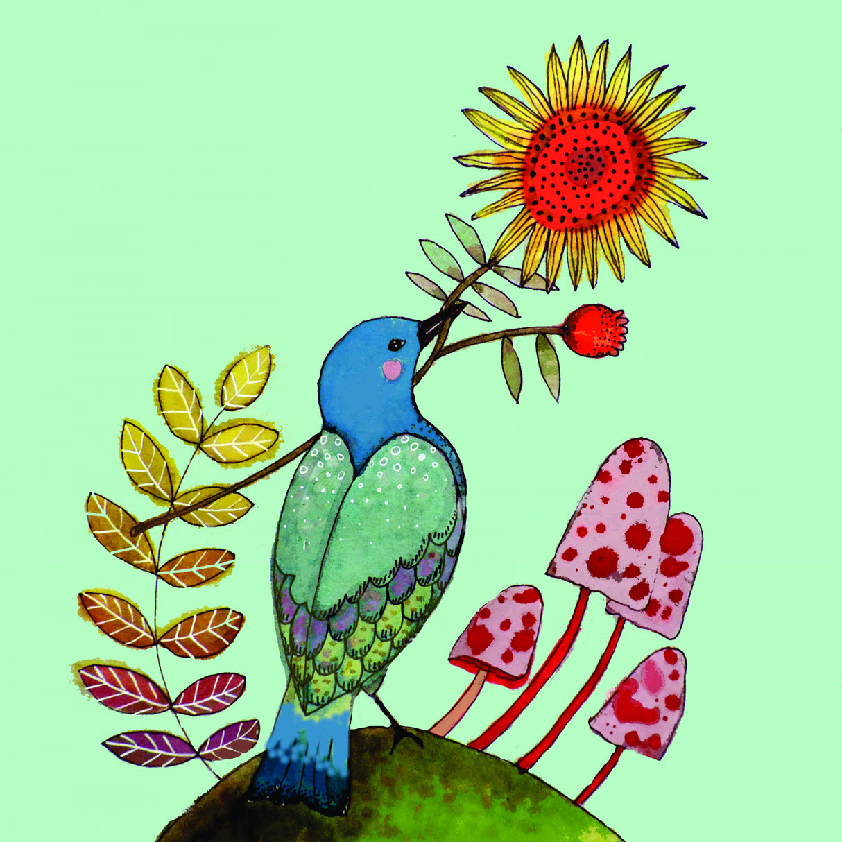 Sunflower Poster och Canvastavla