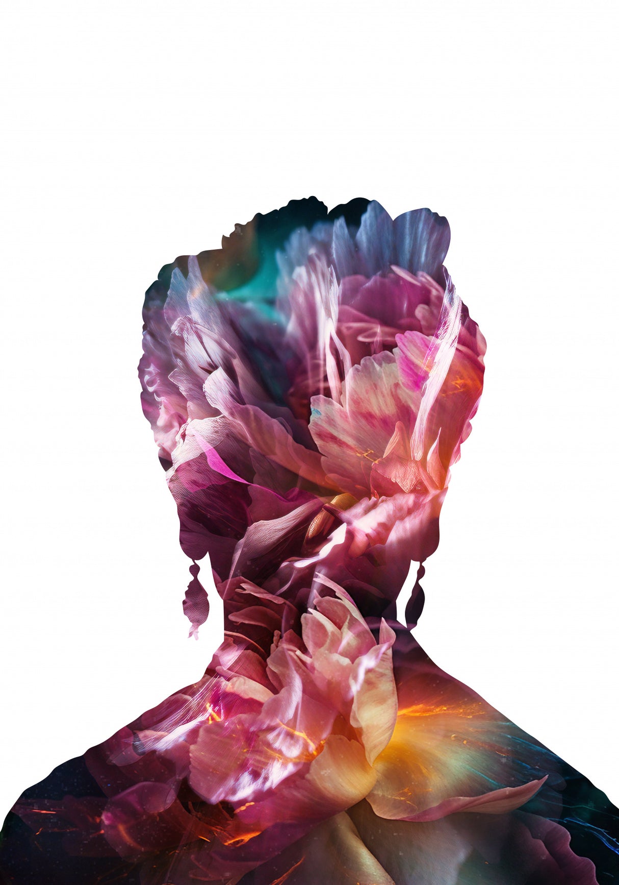 Frida Khalo Silhouette Poster och Canvastavla