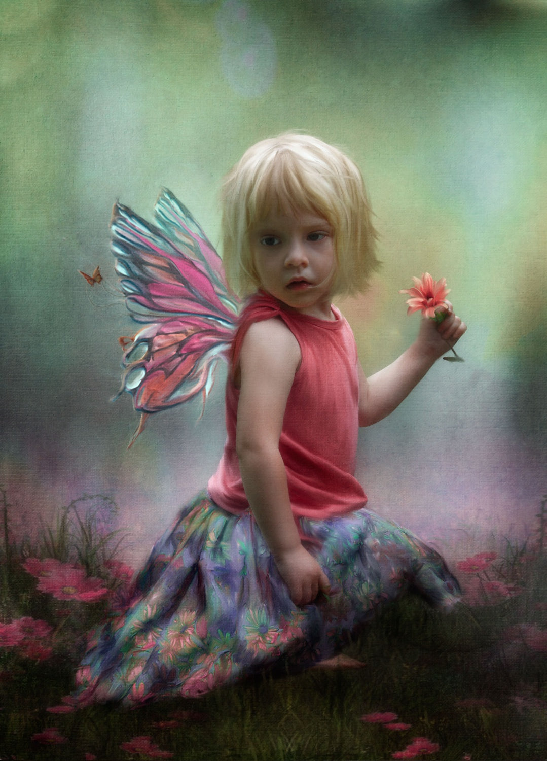 She was a fairy... Poster och Canvastavla