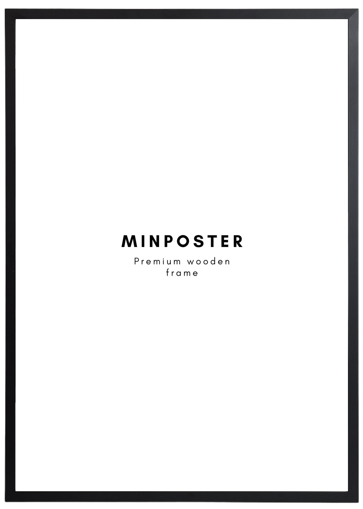 Tavelram svart 30x40 Min Poster