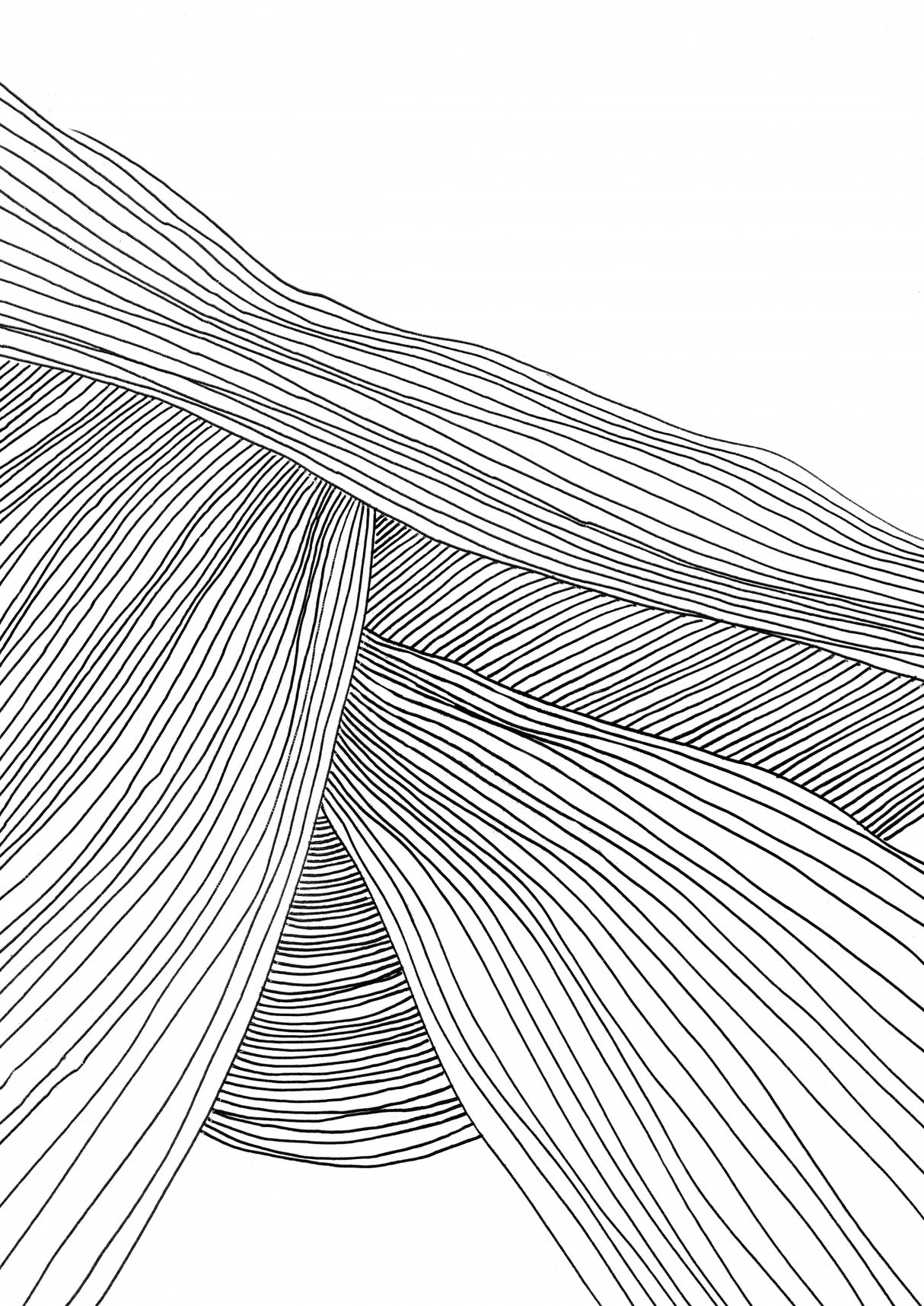 Waves Poster och Canvastavla