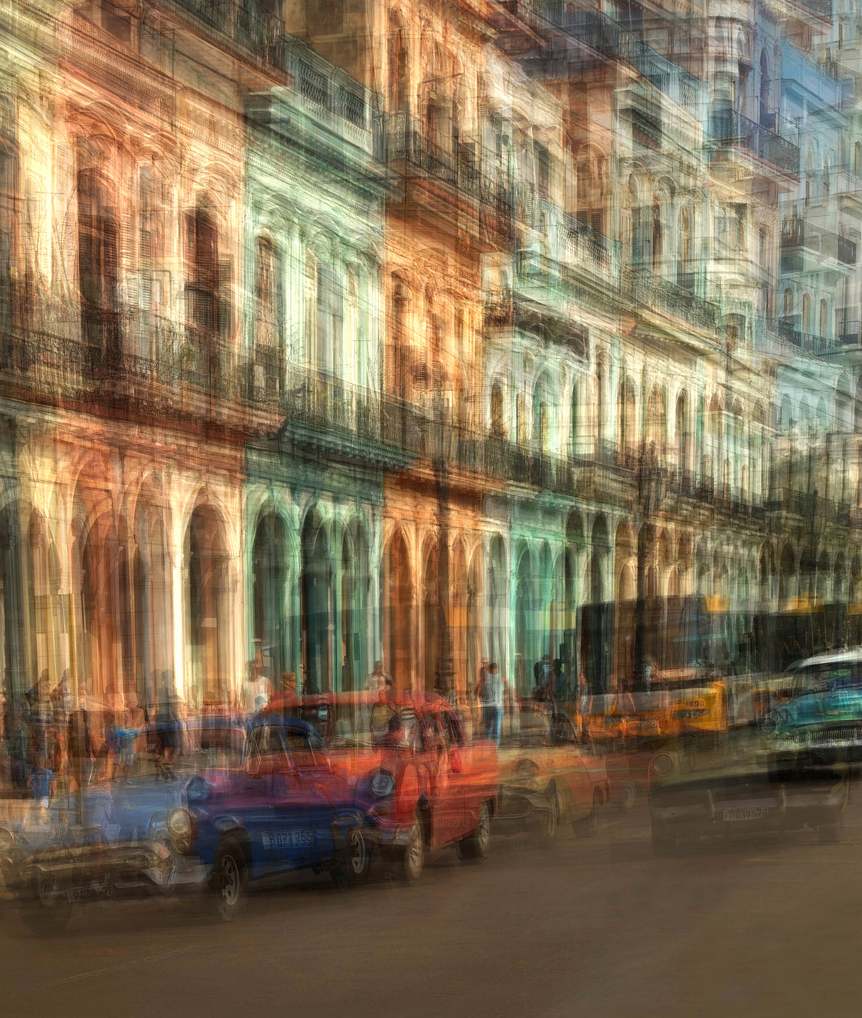 Colores de La Habana Poster och Canvastavla