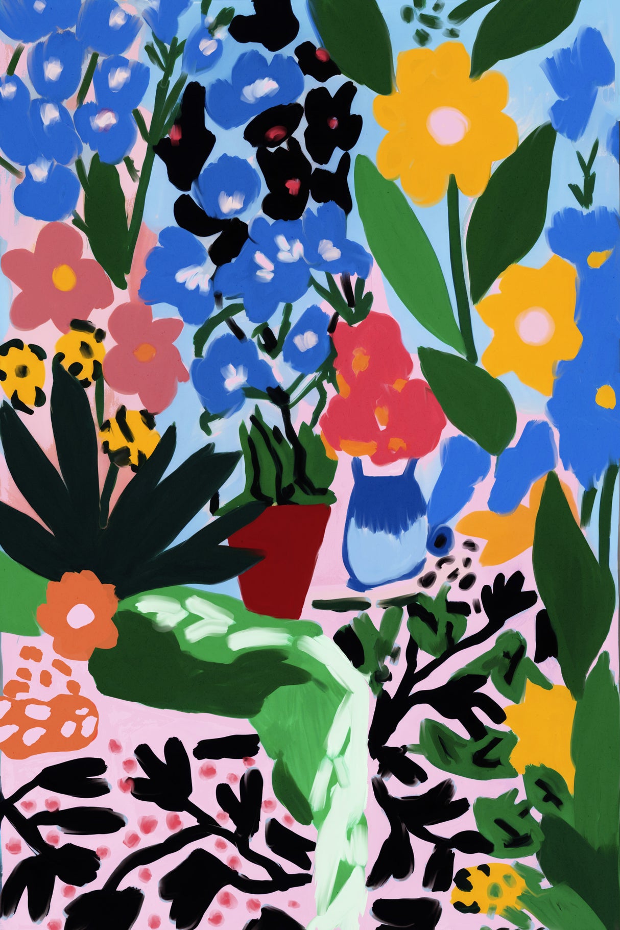 Flower Impressions No 2 Poster och Canvastavla