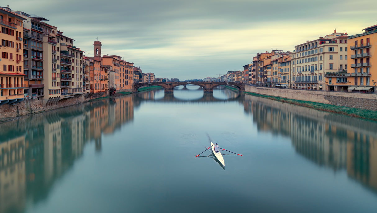 Florence Santa Trinita bridge Poster och Canvastavla