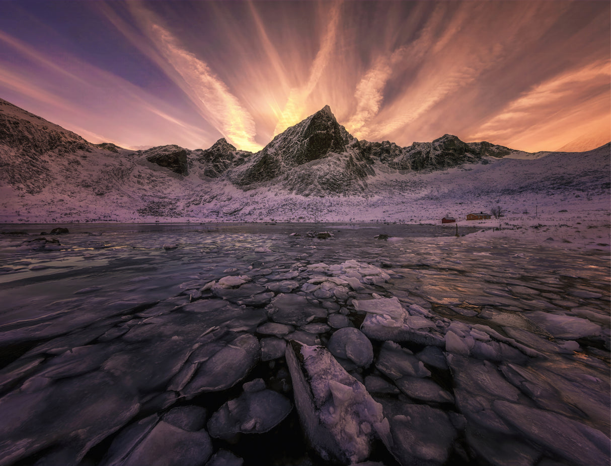 Lofoten In Winter Poster och Canvastavla