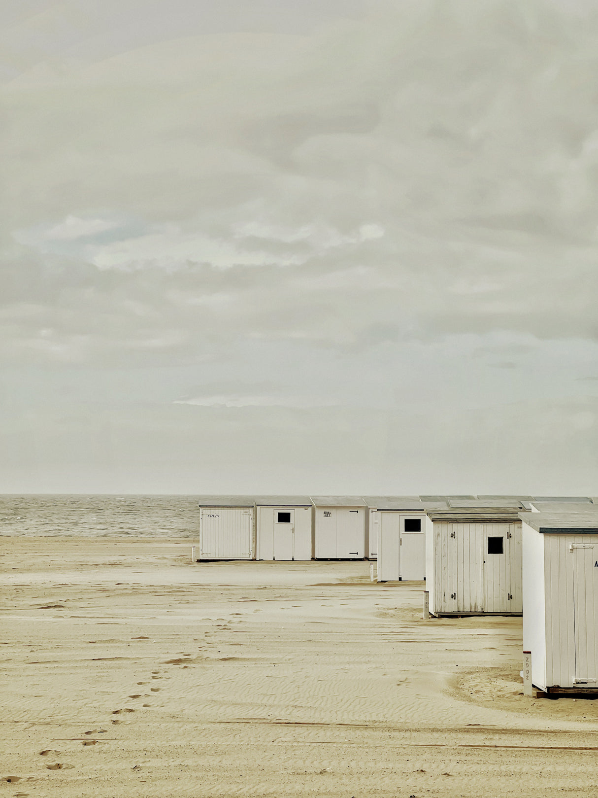 Northsea Colours | Knokke Beach Poster och Canvastavla