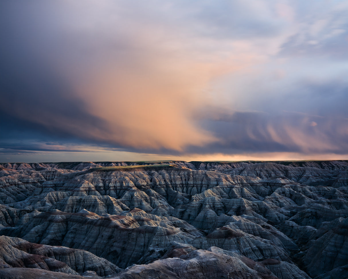 Twilight over Badlands Poster och Canvastavla