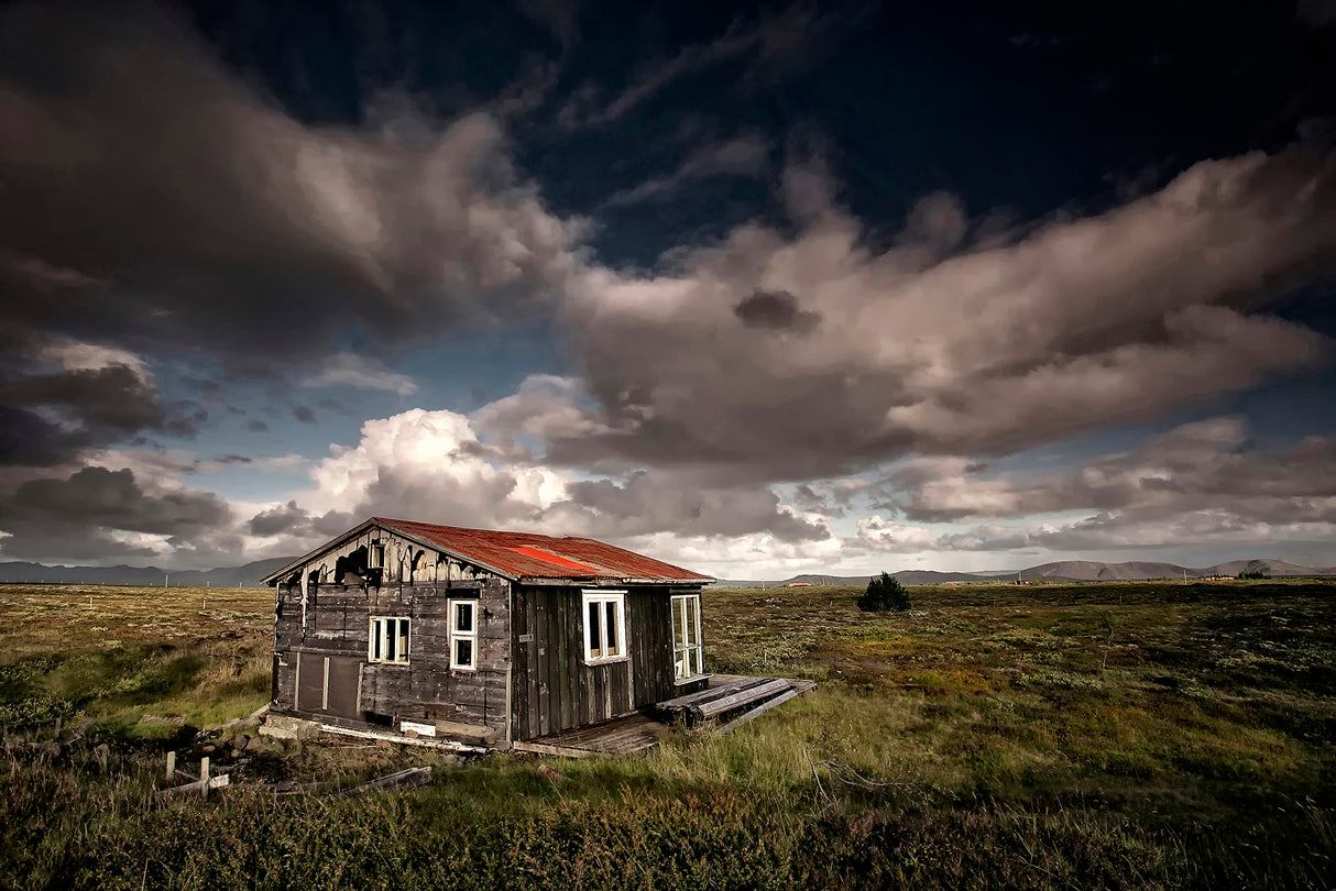 Old Cottage Poster och Canvastavla