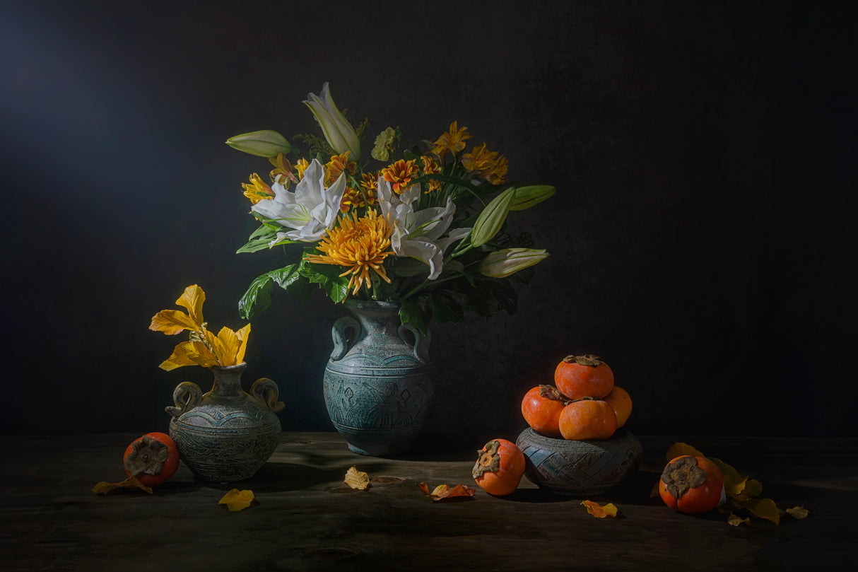 Persimmon Harvest Poster och Canvastavla