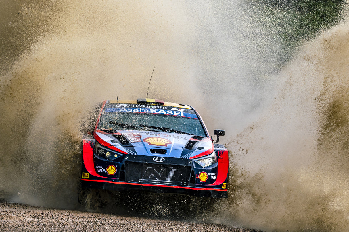 Hyundai WRC Rally Car Poster och Canvastavla