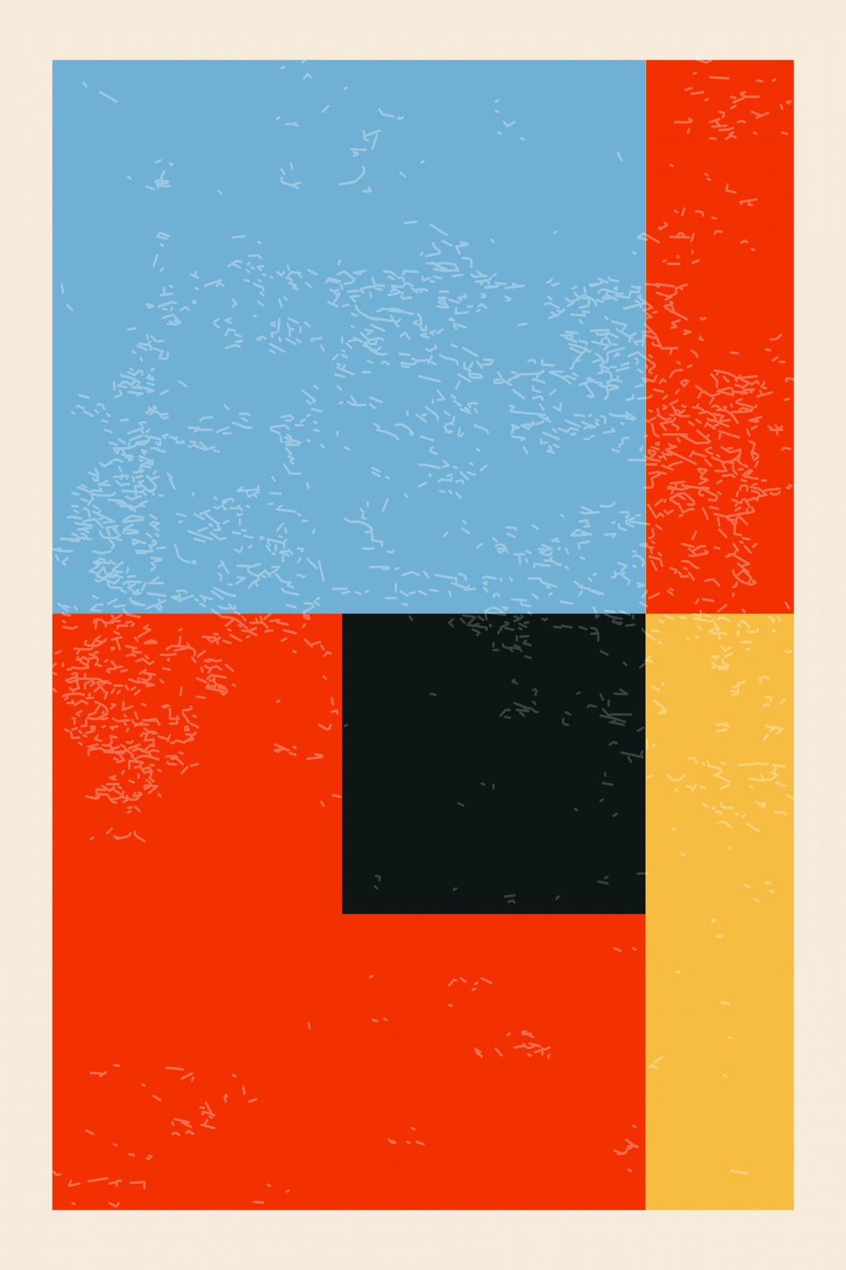 Minimal Abstract Shapes Series #16 Poster och Canvastavla