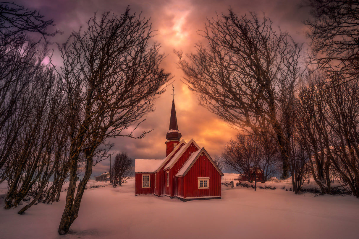 Church Poster och Canvastavla