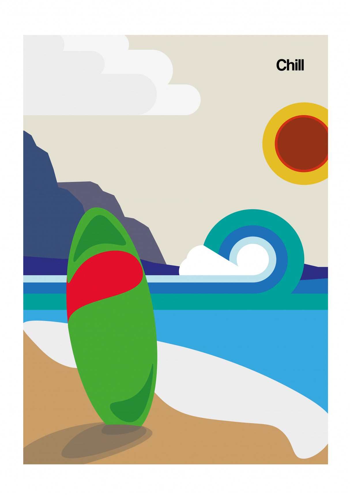 Chill Poster och Canvastavla