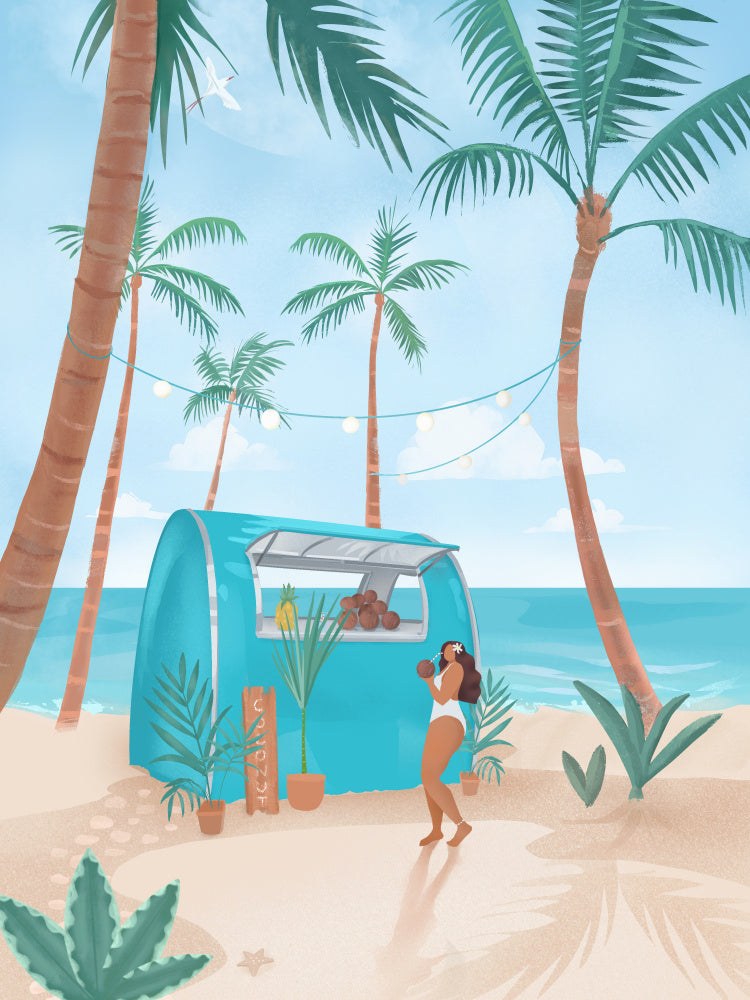 Summer Poster PL Kitchen poster eller kökstavla