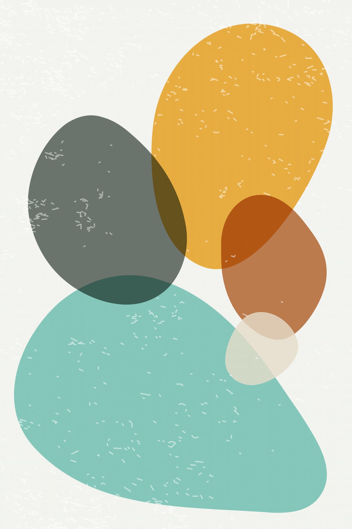 Abstract Shapes #4 Poster och Canvastavla