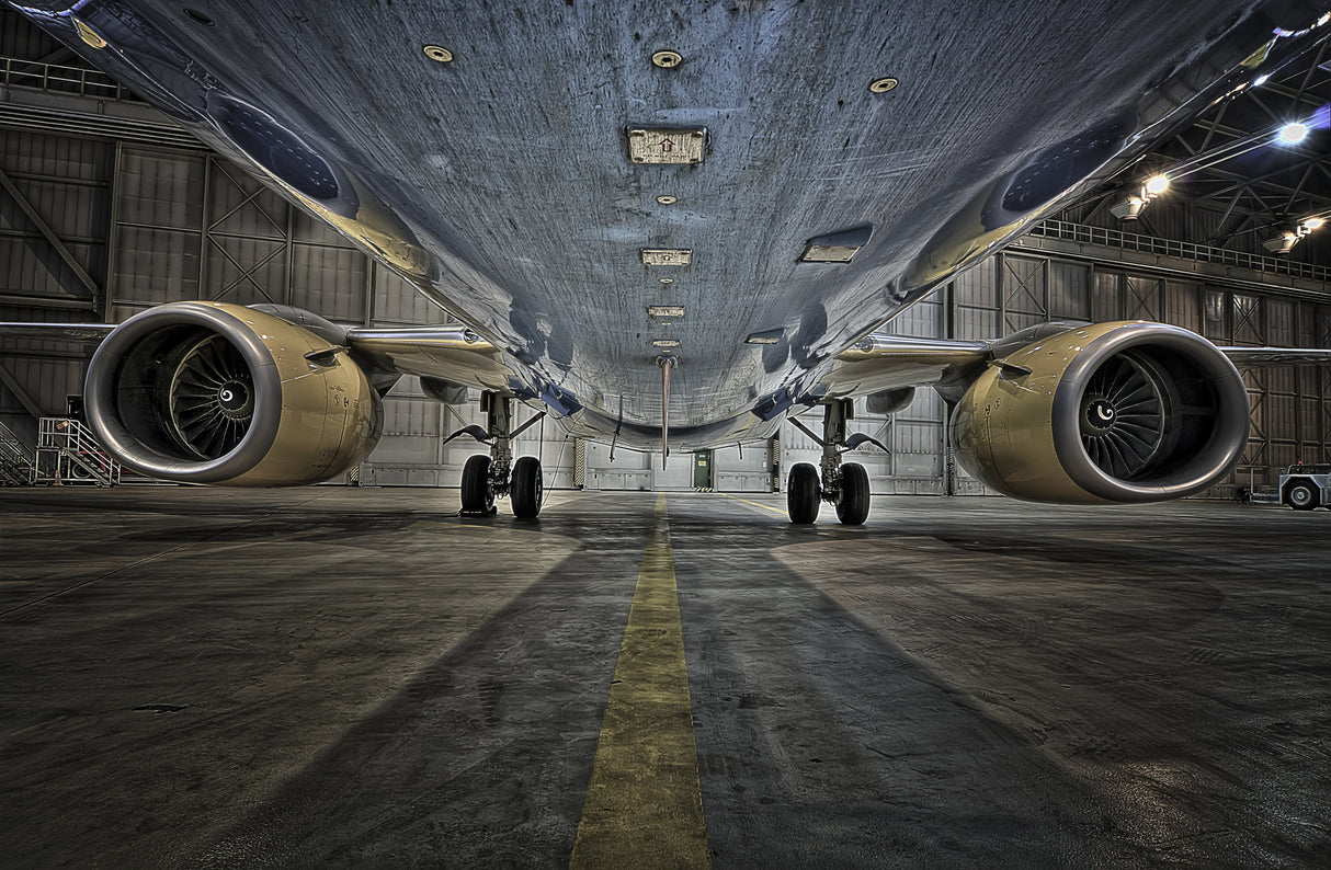 Yellow Line Poster och Canvastavla