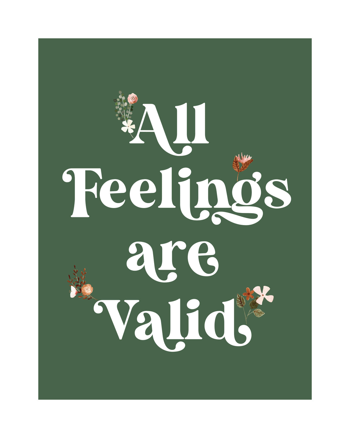 All Feelings Poster och Canvastavla