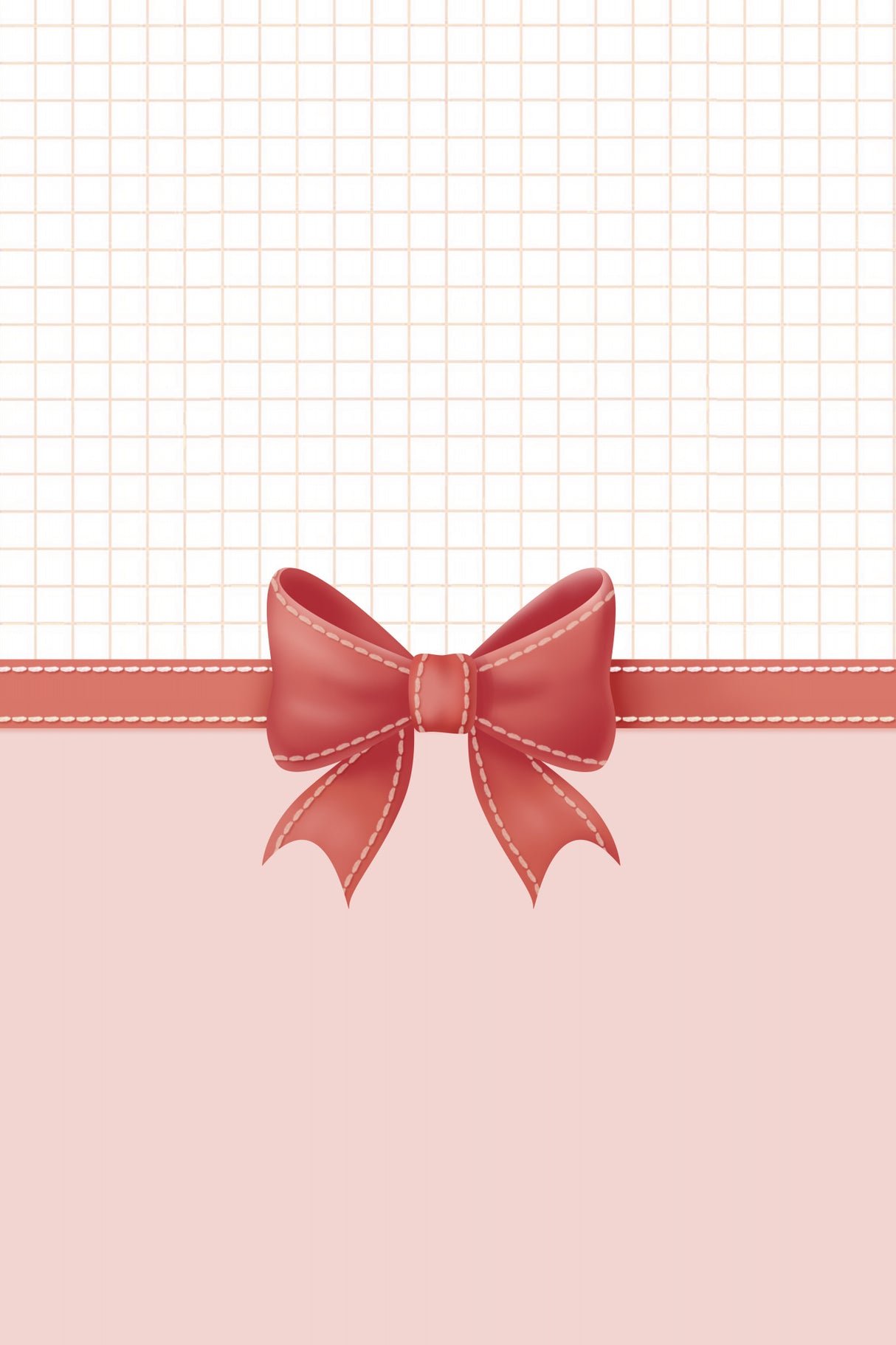 Cute Ribbon Poster och Canvastavla