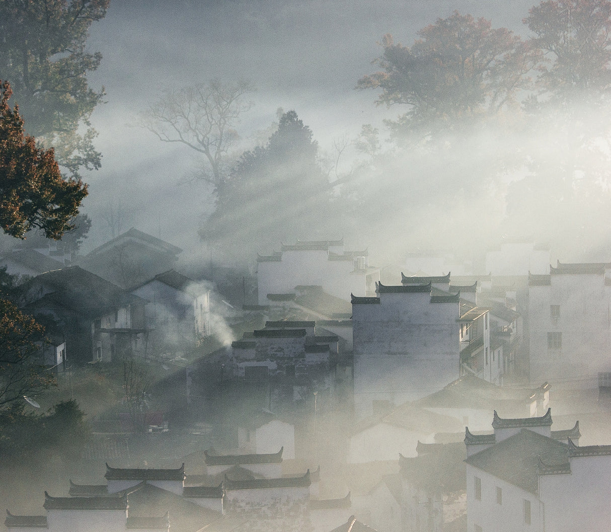 Shicheng Dawn Poster och Canvastavla