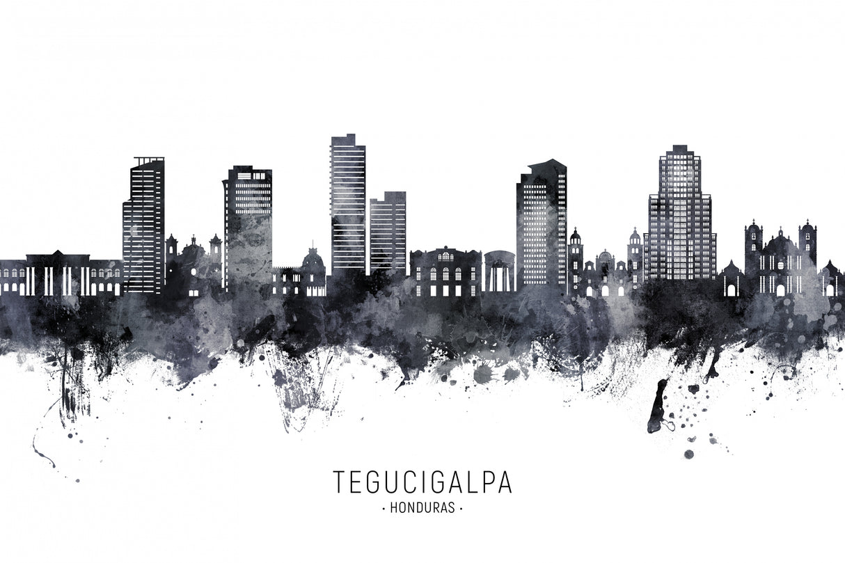 Tegucigalpa Honduras Skyline Poster och Canvastavla