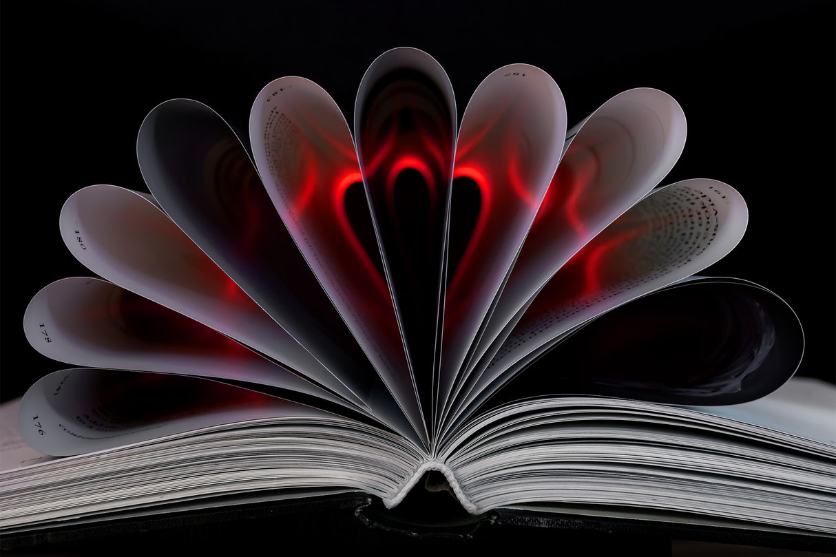 In the heart of a book ... Poster och Canvastavla