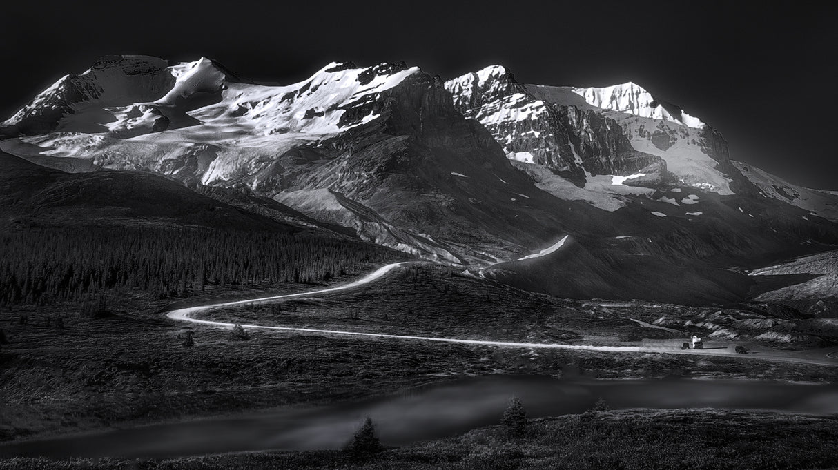 Entrance of Columbia Glacier Poster och Canvastavla