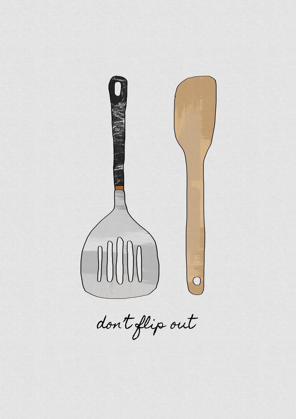 Don't Flip Out Poster och Canvastavla