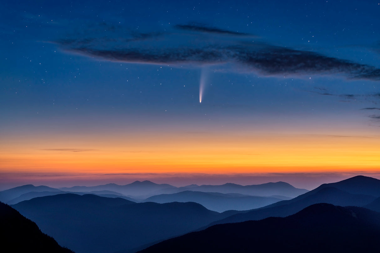 Comet NEOWISE Poster och Canvastavla