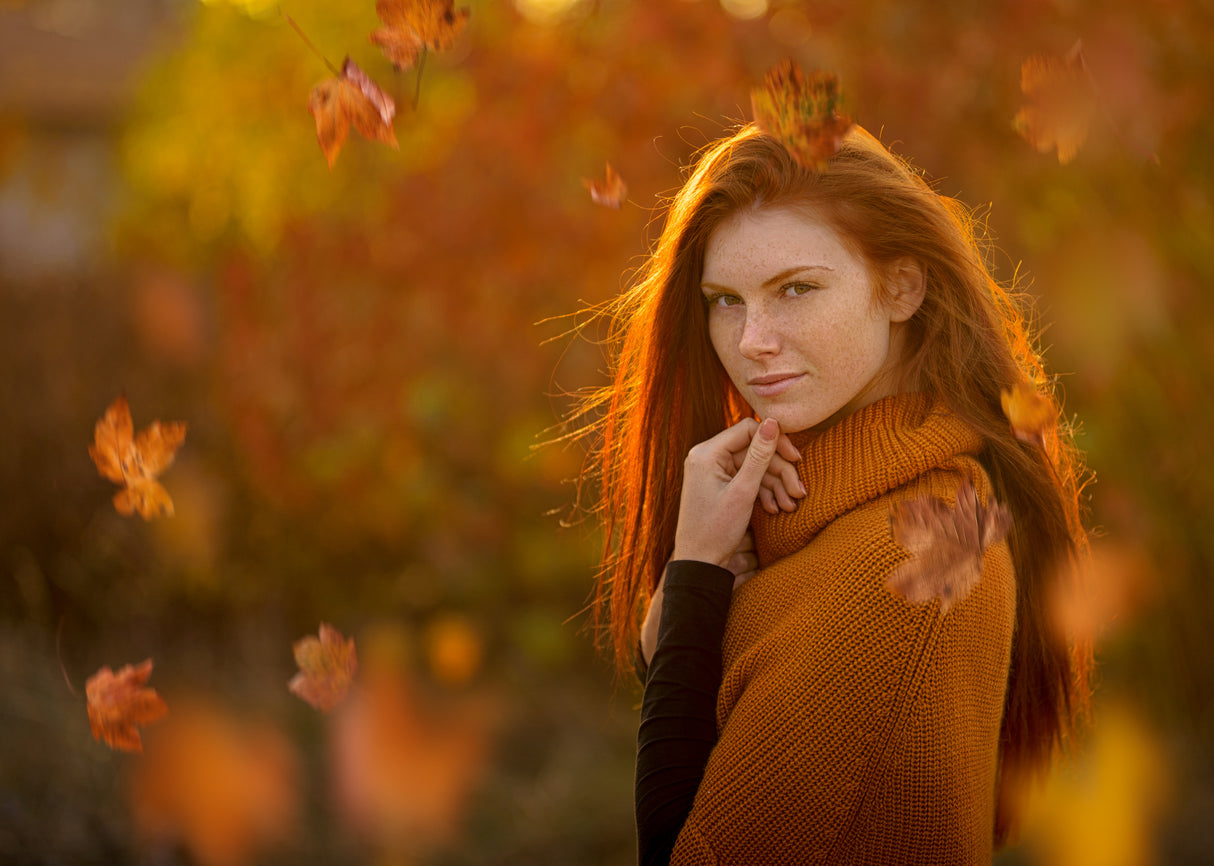 autumn girl Poster och Canvastavla