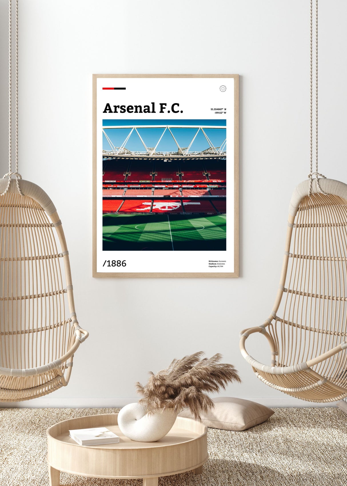 Arsenal Emirates stadium poster