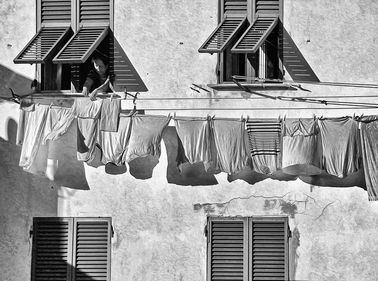 Washing day Poster och Canvastavla