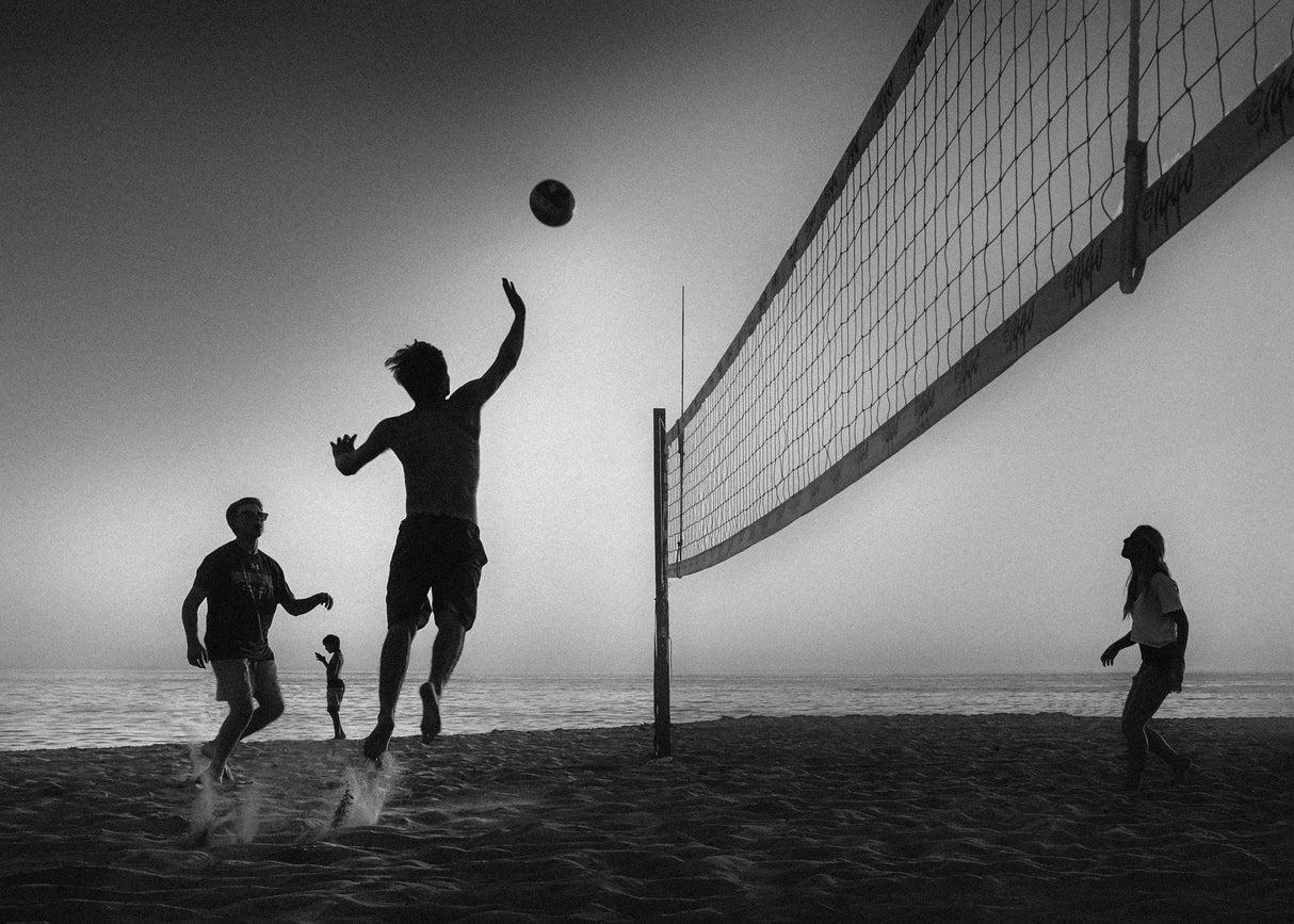 Beach volleyball Poster och Canvastavla