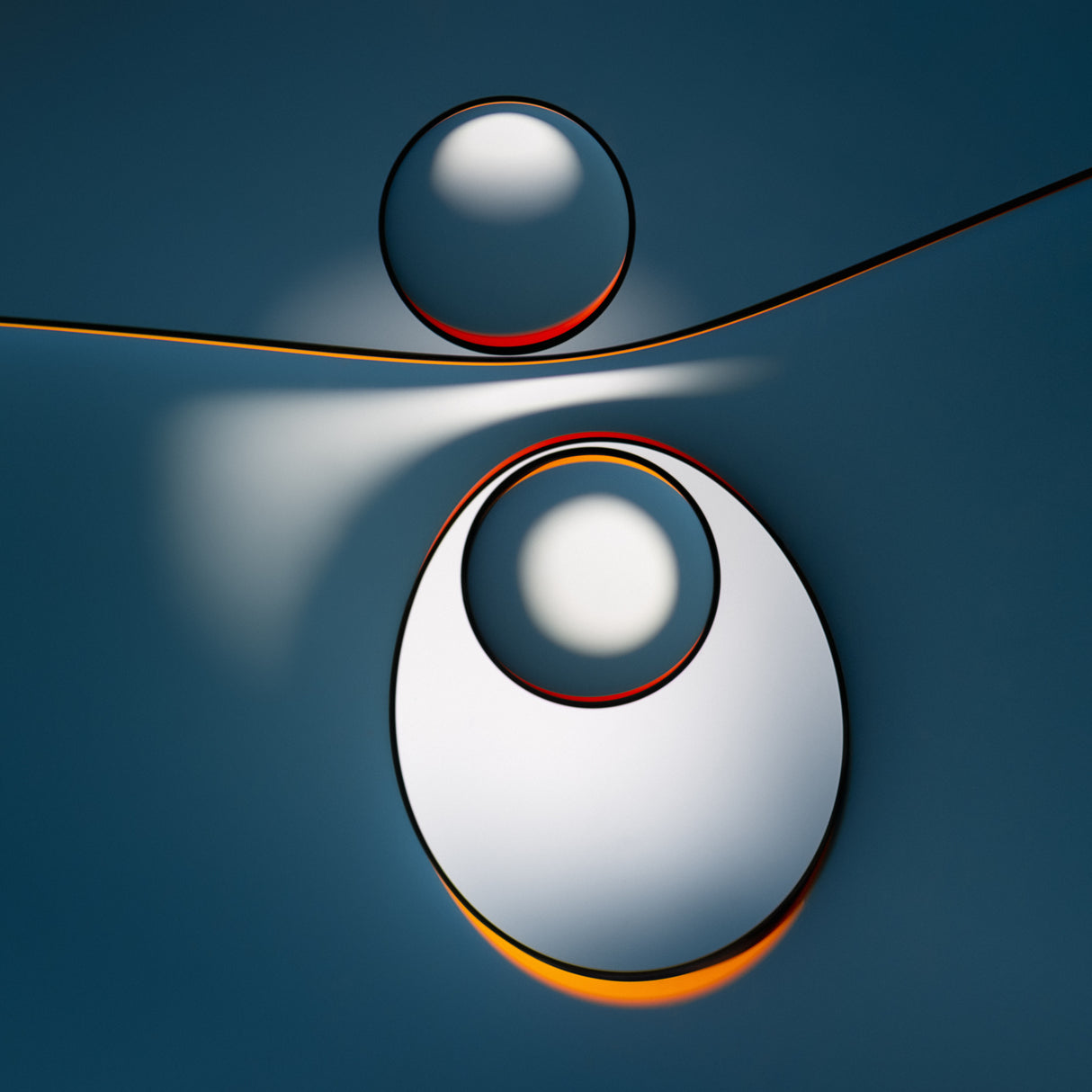 Oil and Water LD52C Poster och Canvastavla