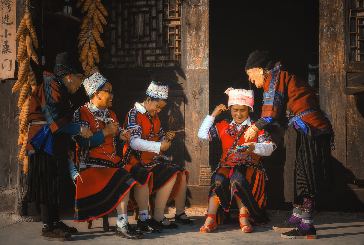 Chinese Miao culture Poster och Canvastavla
