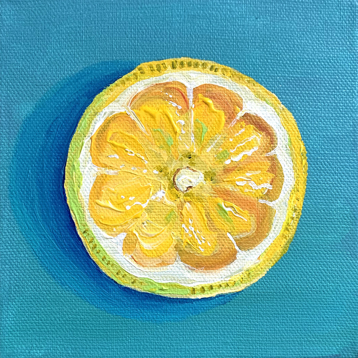 Lemon Slice Poster och Canvastavla