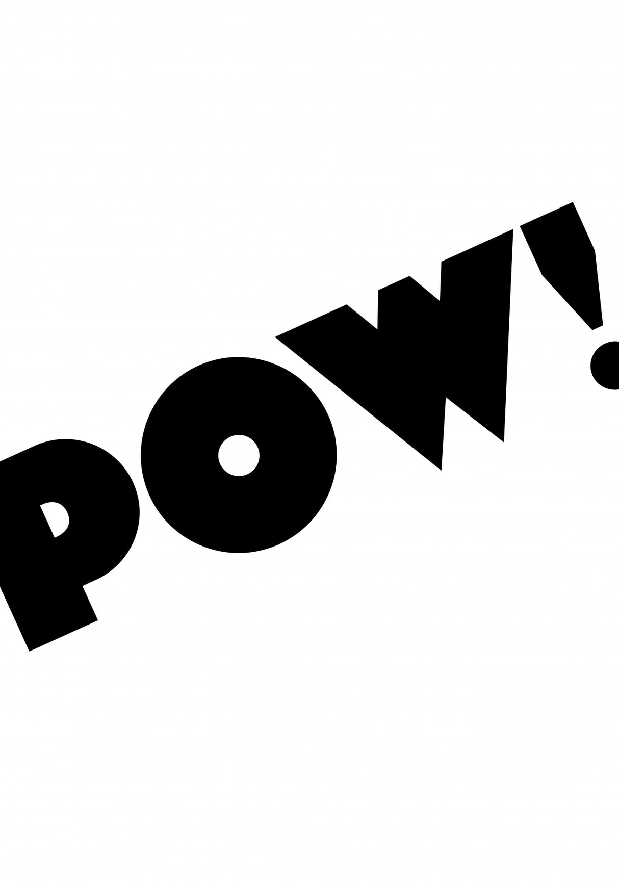 POW! Poster och Canvastavla