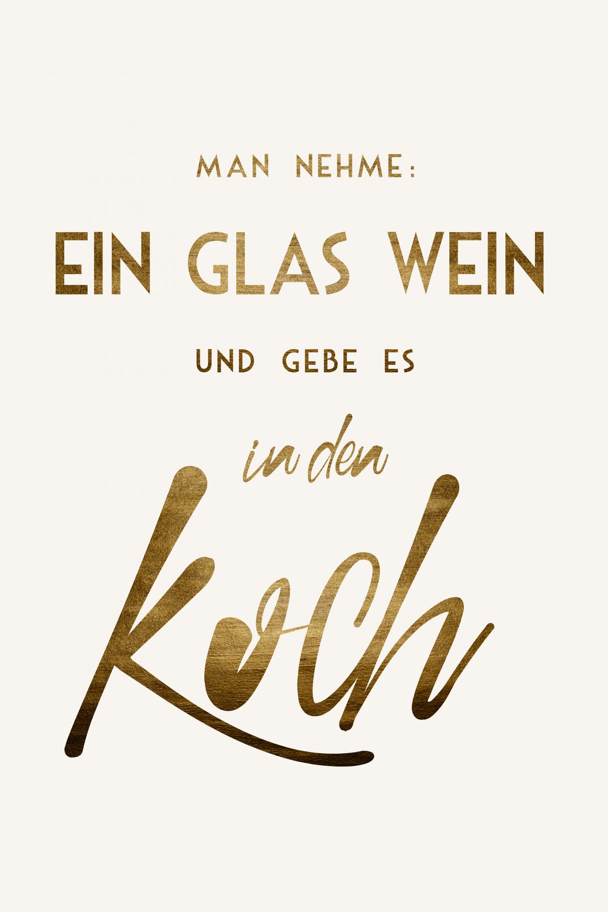Ein Glas Wein Poster och Canvastavla
