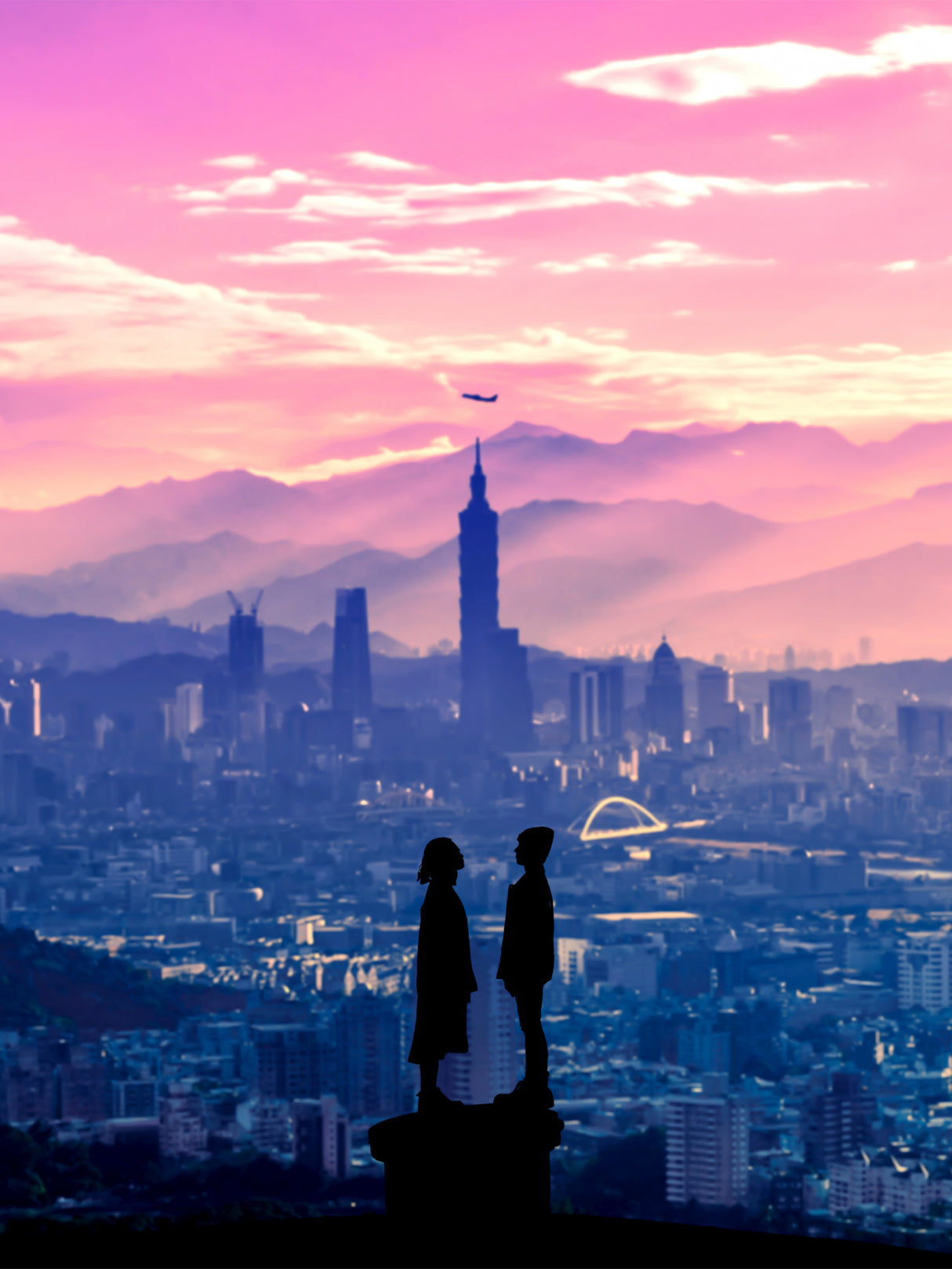 Anime Love Poster och Canvastavla