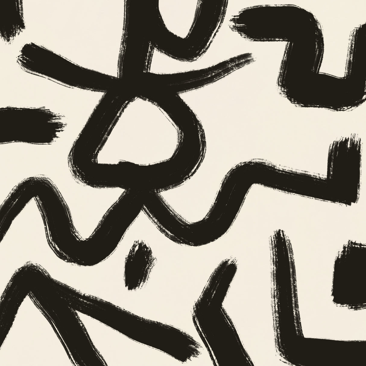 Line art abstract 03 Poster och Canvastavla