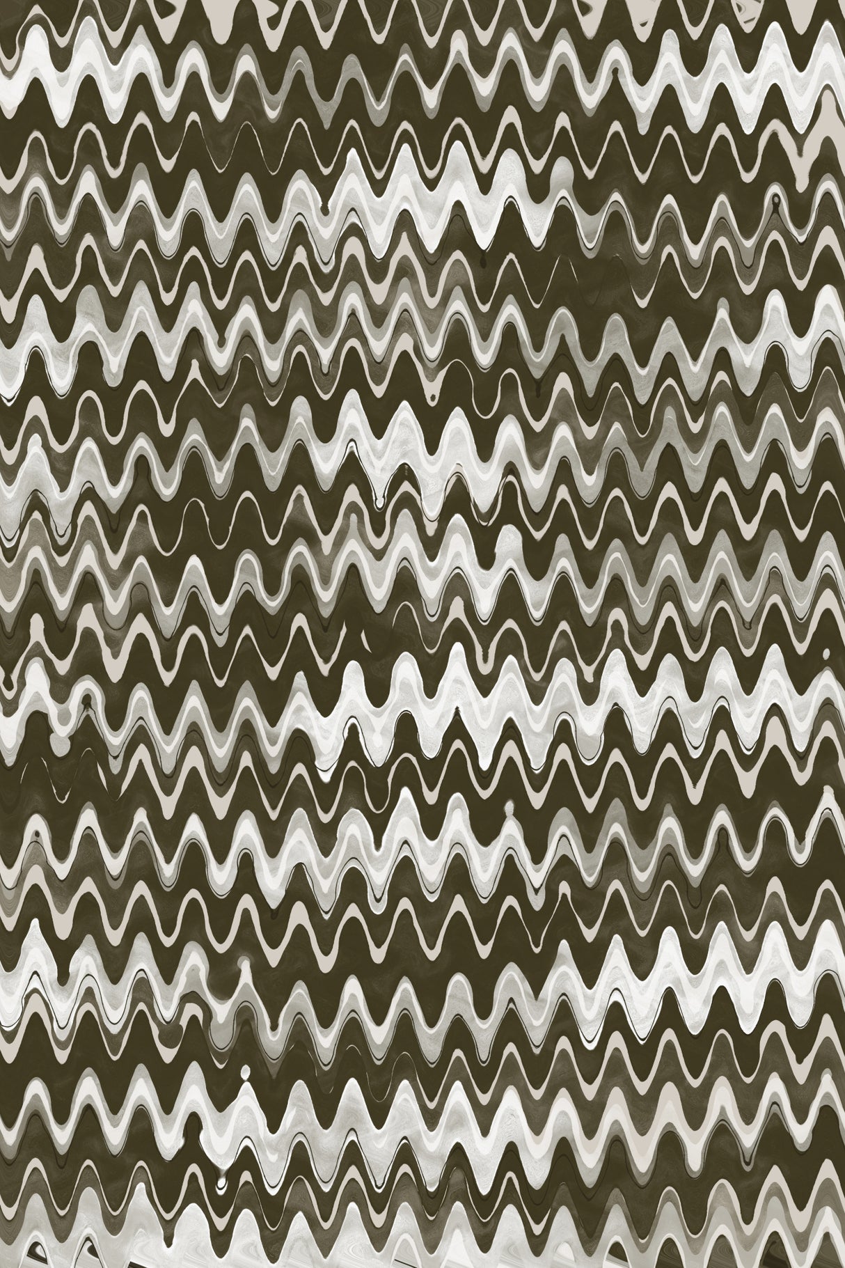 Strong Green Waves Poster och Canvastavla