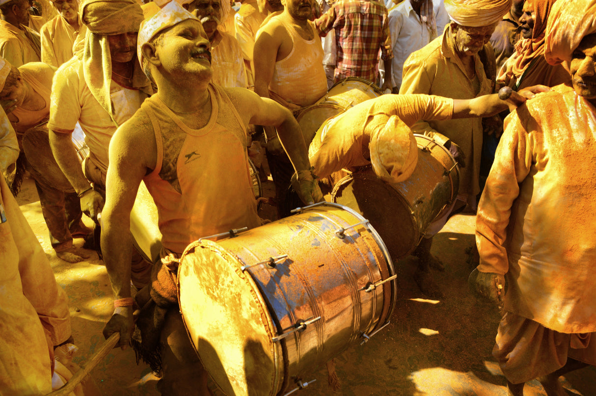 The Yellow Drummers Poster och Canvastavla