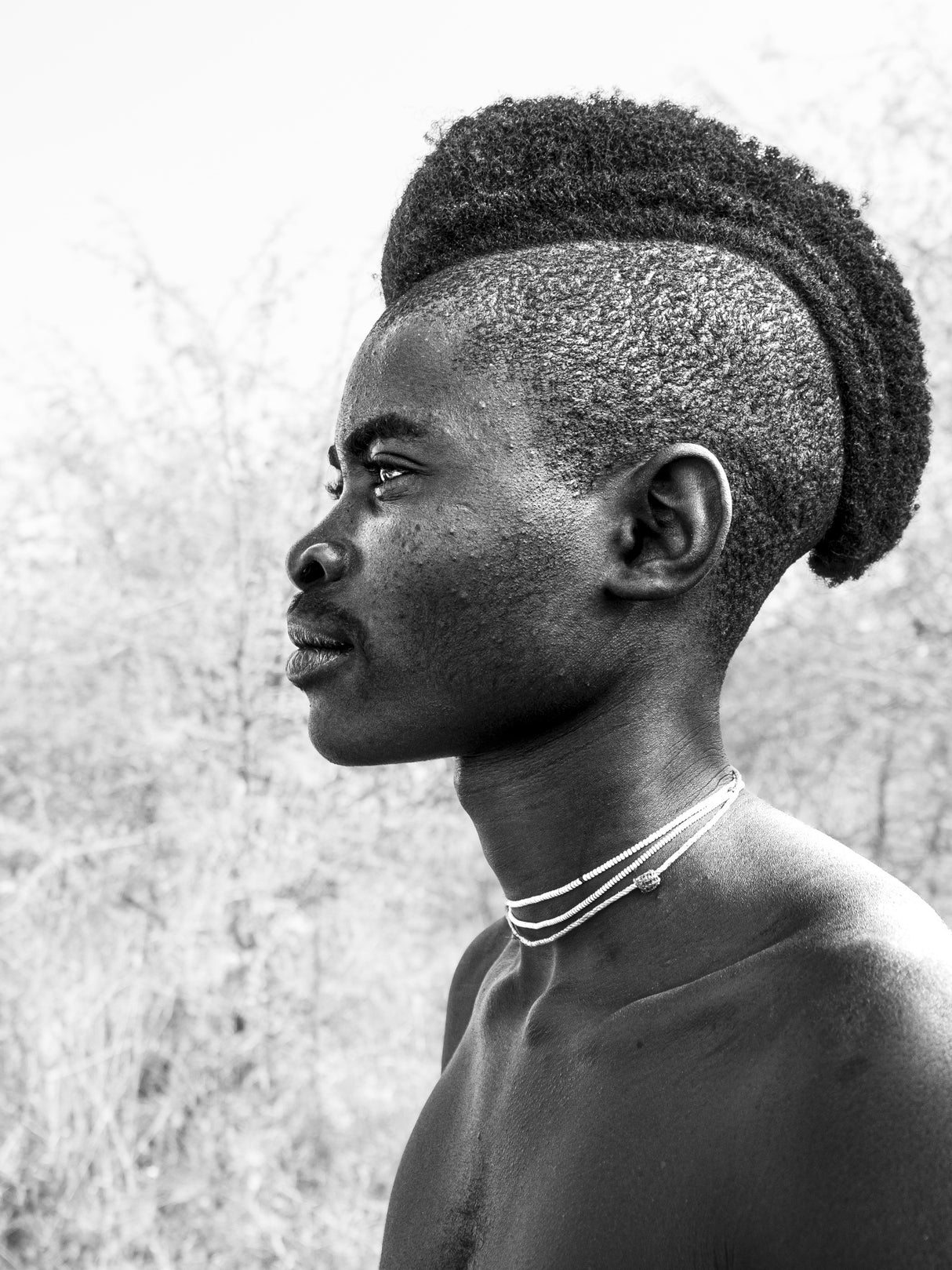 Mukubal teenager at Southern Angola Poster och Canvastavla