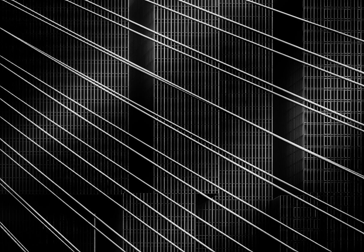 Behind diagonals Poster och Canvastavla