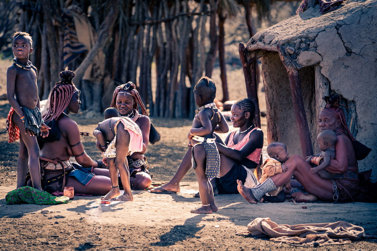 Himba family Poster och Canvastavla