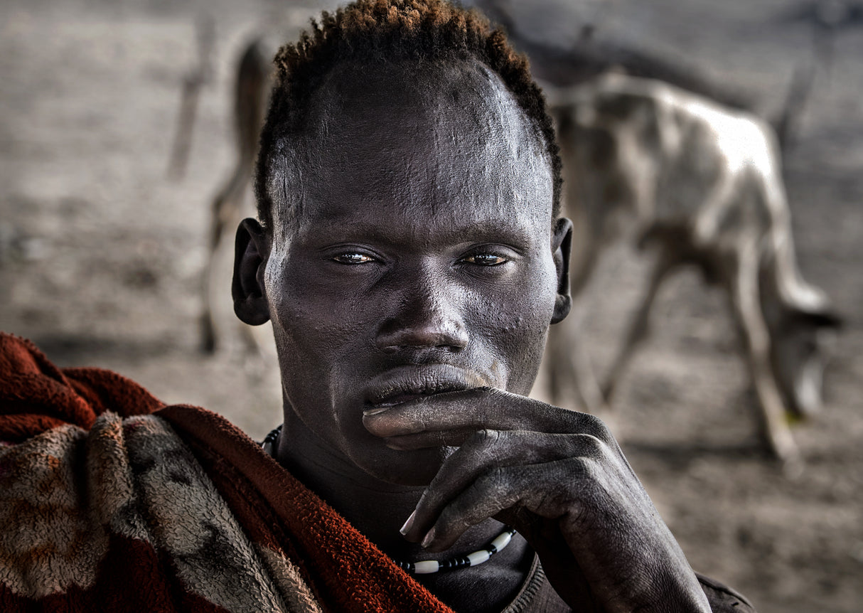 Mundari man. Poster och Canvastavla