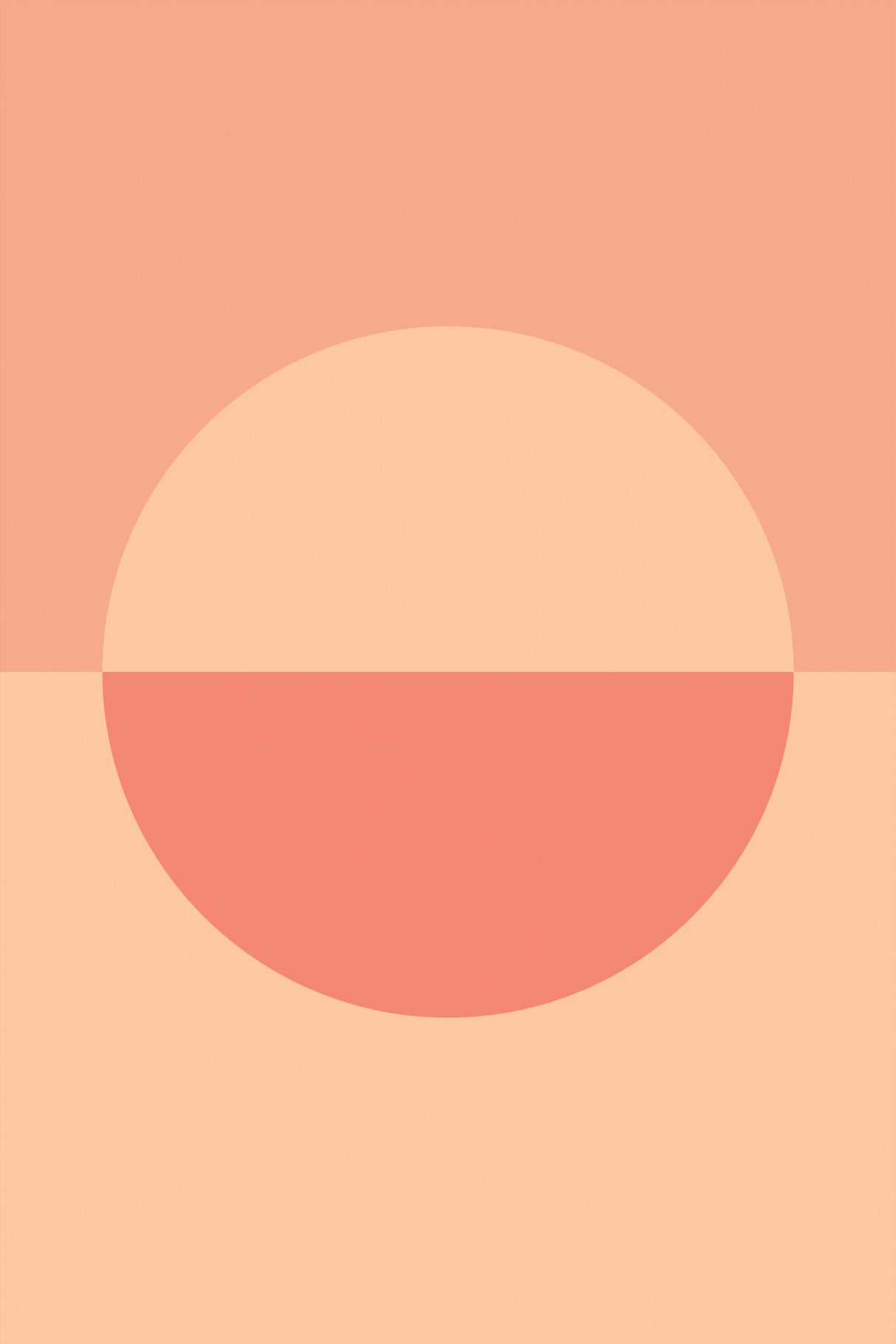 Peach 14 Poster och Canvastavla