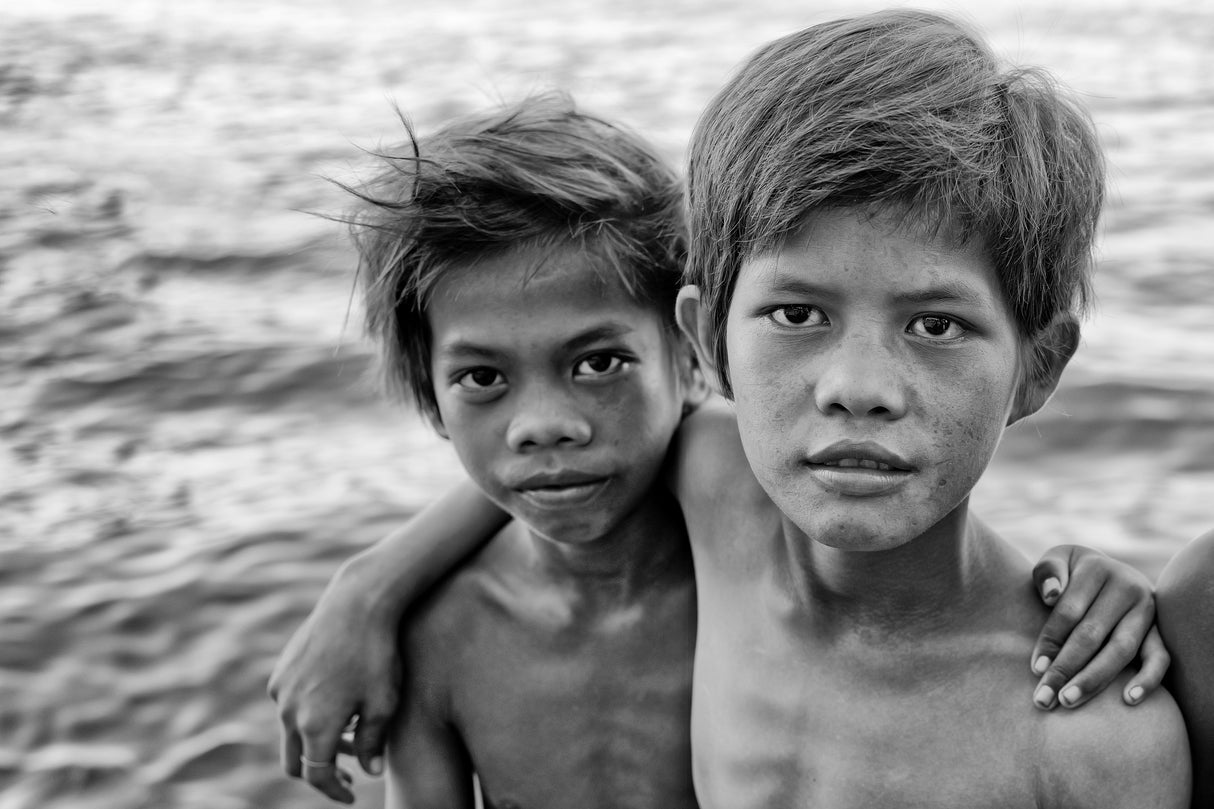 Bajau Boys Poster och Canvastavla
