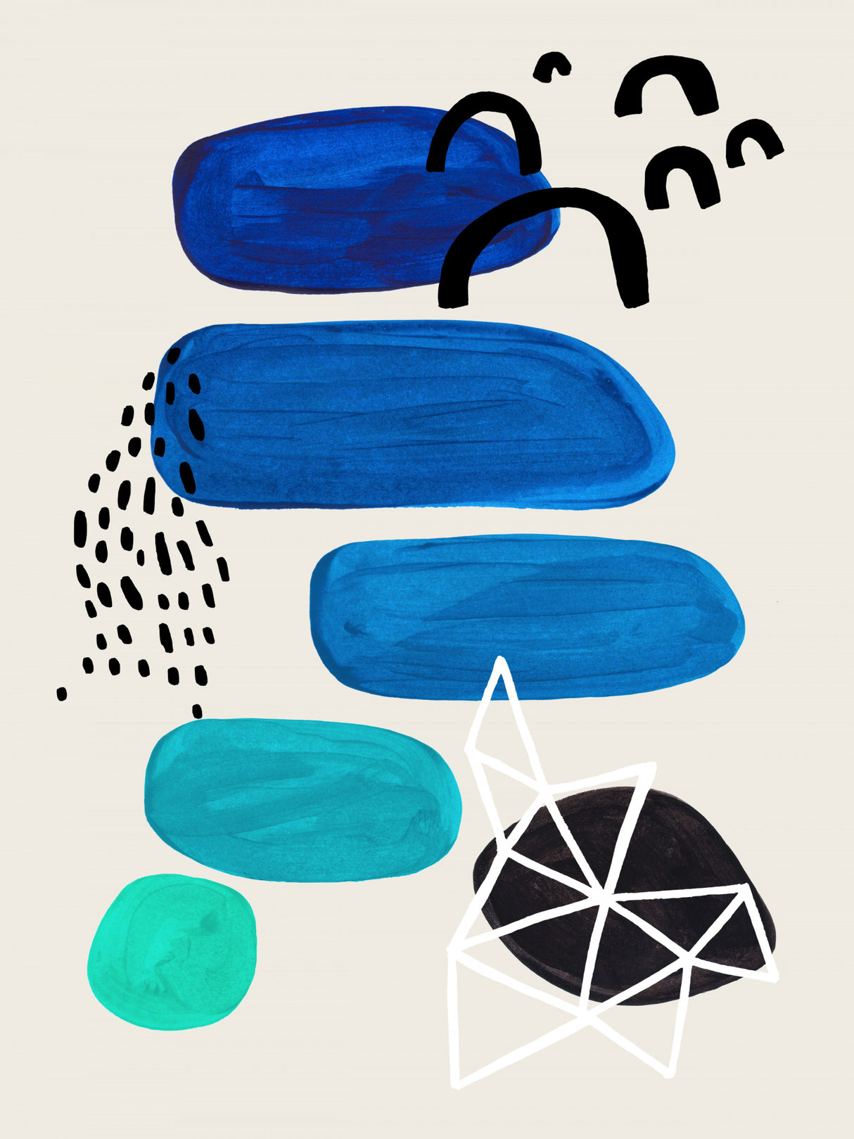 Waterfall Poster och Canvastavla