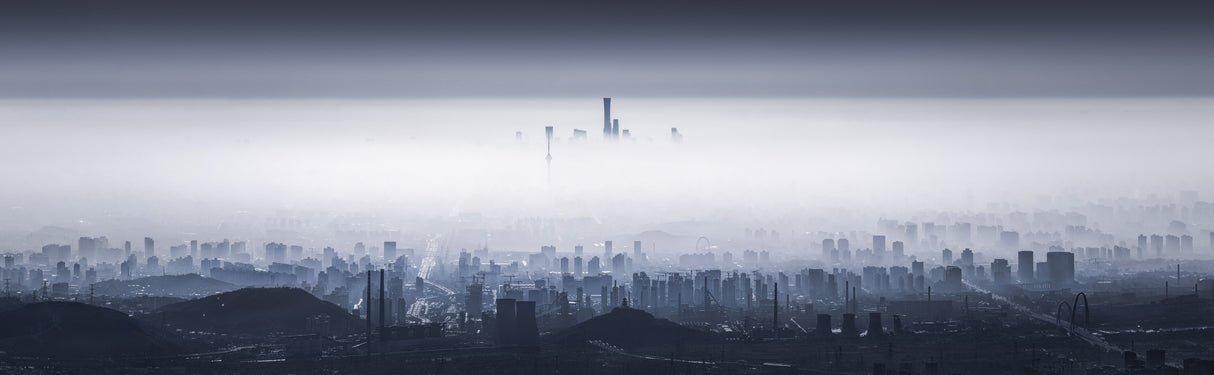 Panorama of Beijing Poster och Canvastavla