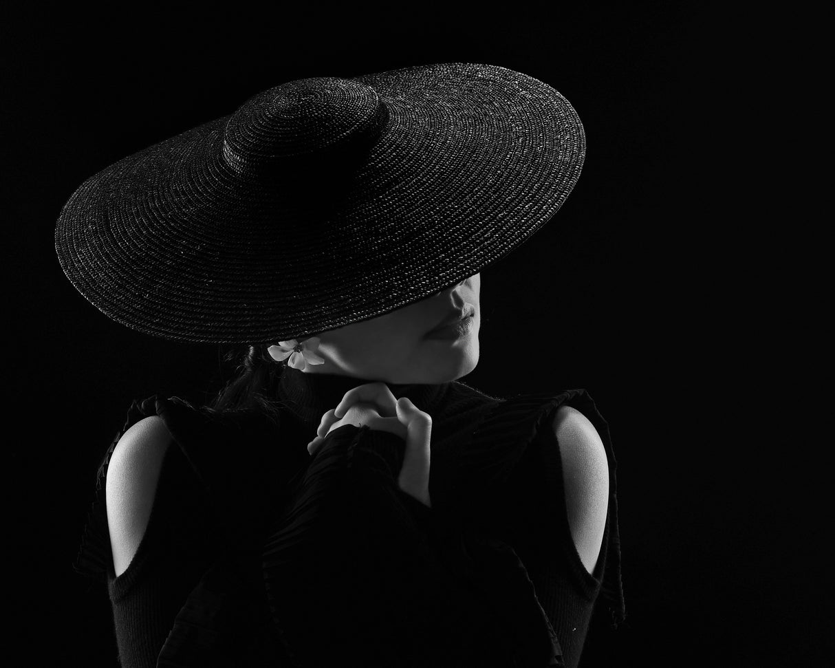 The black hat Poster och Canvastavla